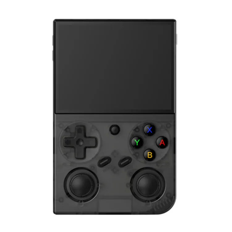 Consola de videojuegos portátil G350 con pantalla de 3,5 pulgadas; admite partidas inalámbricas para dos jugadores y conexión de mandos por cable.
