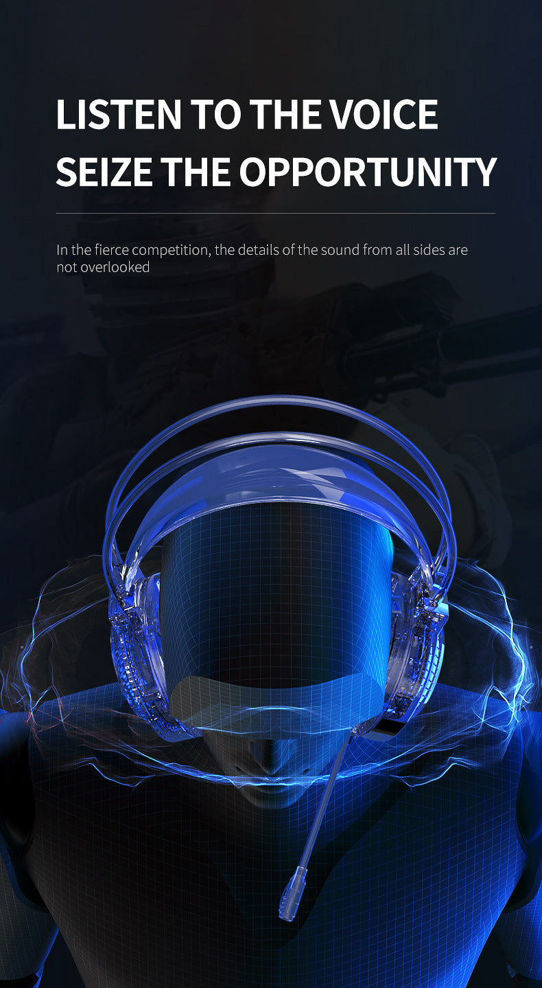 Auriculares Pan Sen PSH-400 para ordenador y portátil; modelo con cable ideal para juegos y eSports.