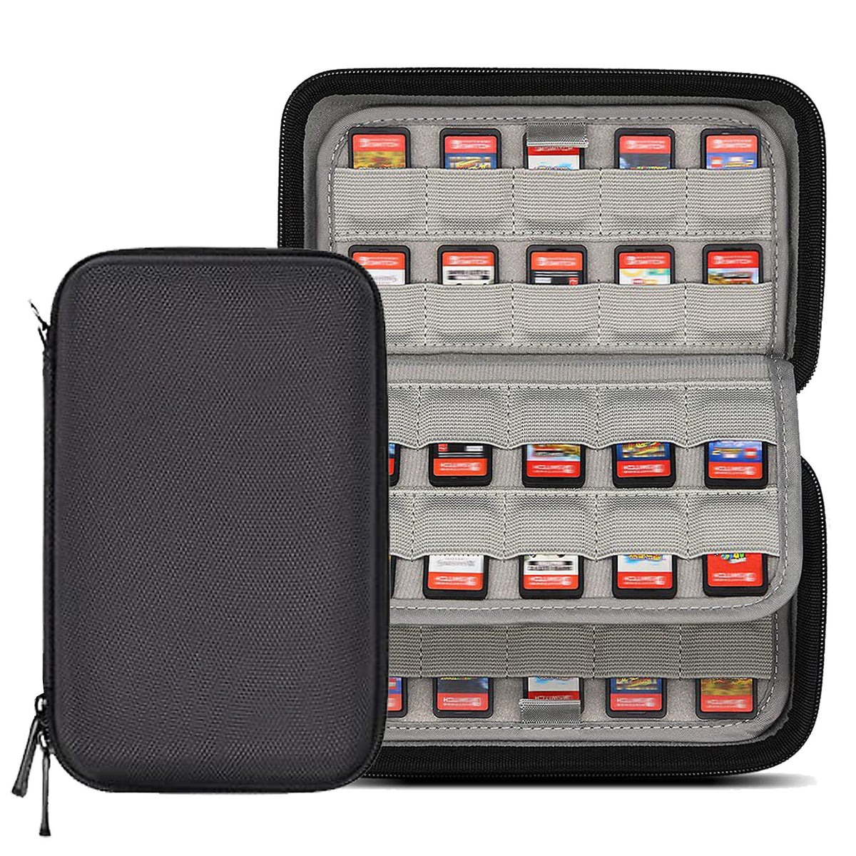 Adecuado para tarjetas de juego de Switch OLED, tarjetero para Switch 2, tarjetas SD y cajas de almacenamiento de tarjetas para teléfonos móviles.