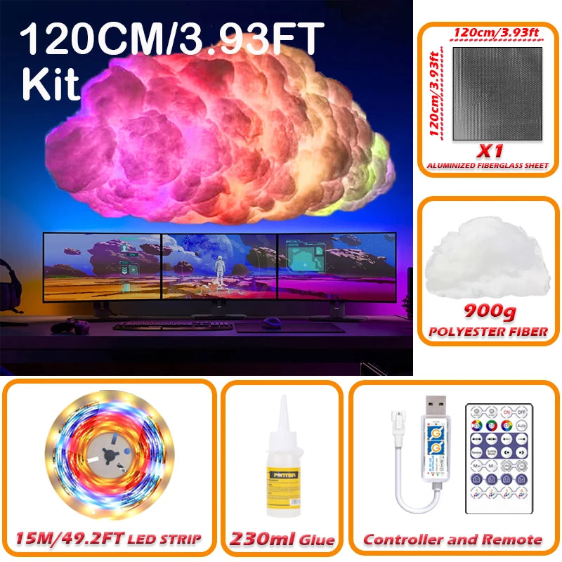 Lámpara LED de nube
