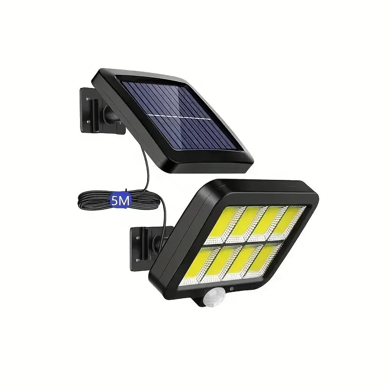 160COB Solar Outdoor Light 3 Mode Motion Sensor Solar Powered Security Light Waterproof Solar LED Wall Lamp for Yard Garden Path