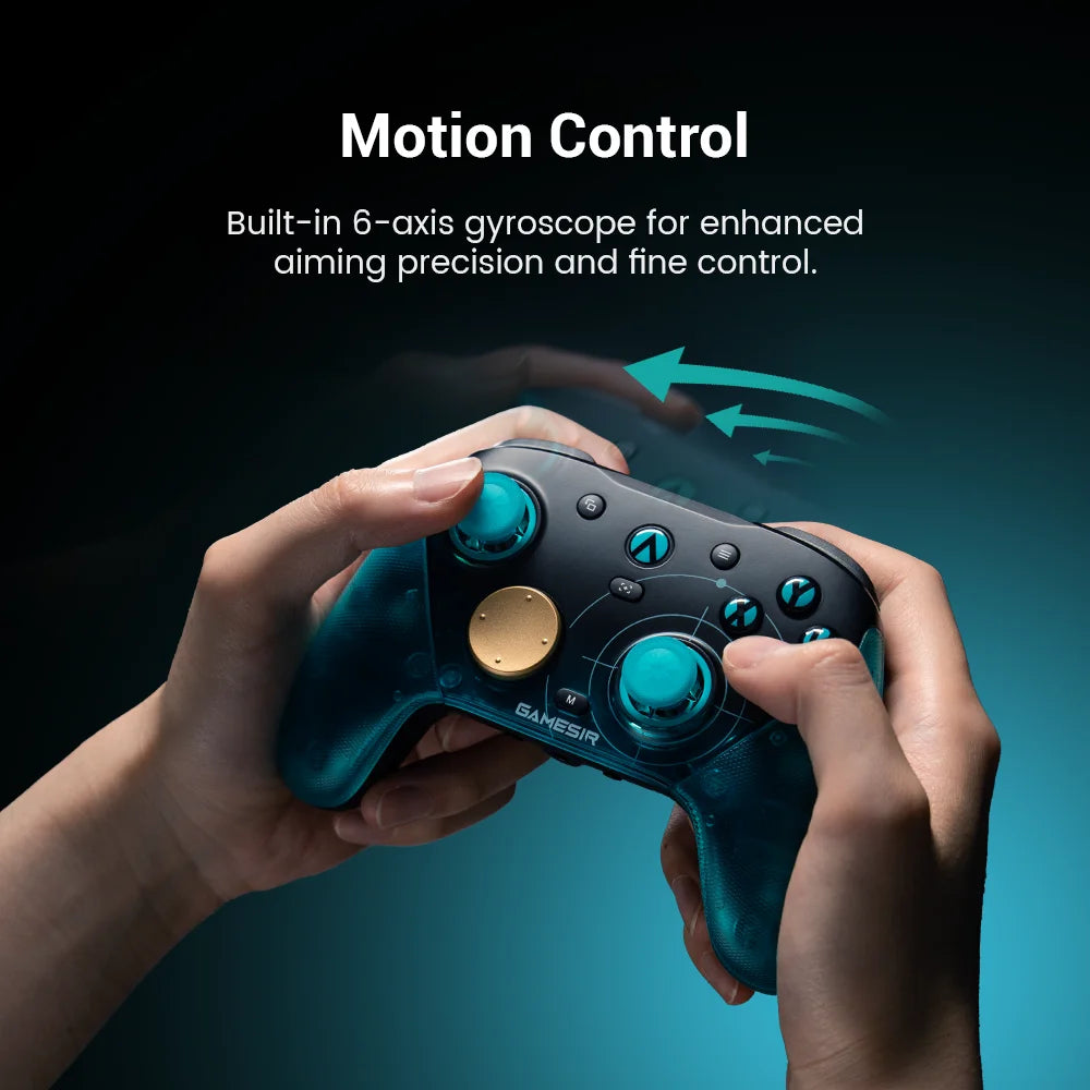 Mando inalámbrico GameSir G7 Pro 8K Aimlabs Edition para Switch con tasa de sondeo de 8000 Hz, joysticks TMR Gen-2 y gatillos de efecto Hall