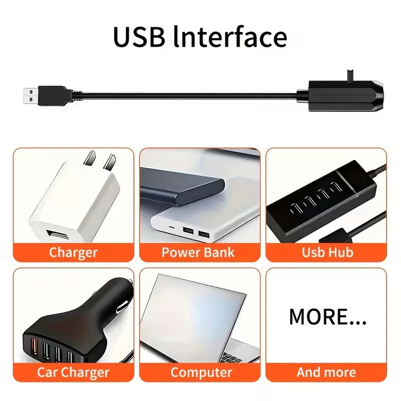 Luz de proyector LED USB para Halloween con 6 patrones ajustables; luz nocturna y ambiental para decoración de habitaciones, ideal para crear ambiente en Halloween y Navidad.
