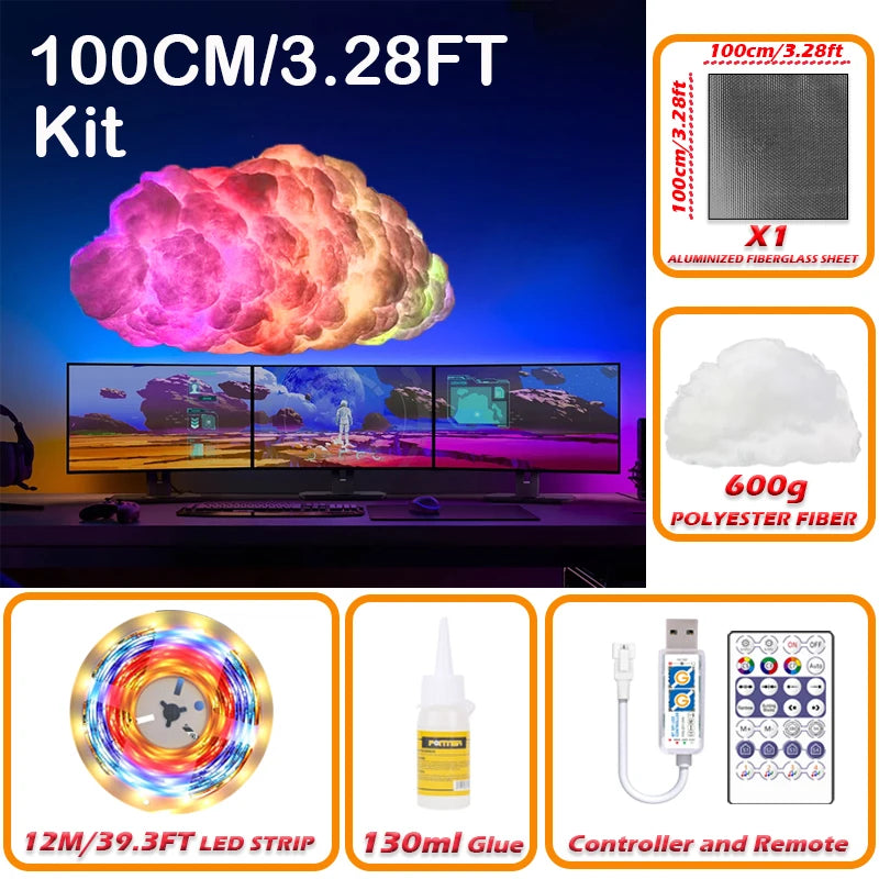 Lámpara LED de nube